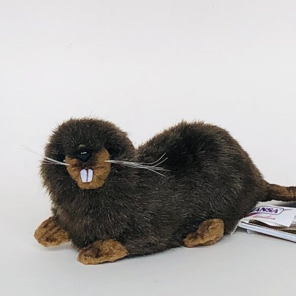 Hansa Handcrafted Beaver Stuffed Animal Brand New w/ Tag # 3839 - Picture 12 of 16
